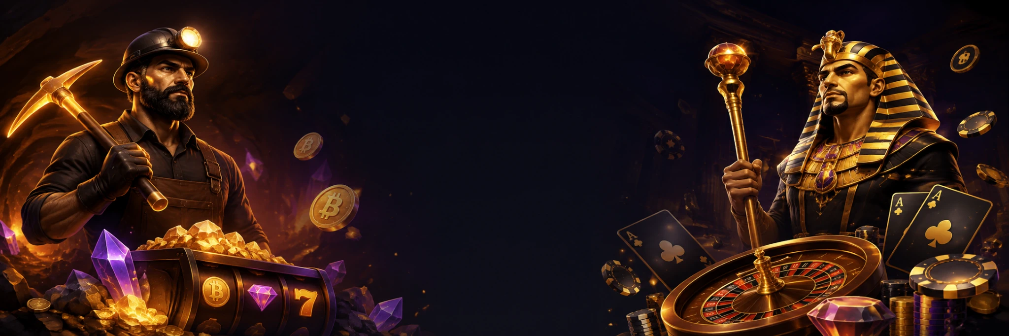 MineBit Casino Canada review banner with mining, crypto and casino imagery